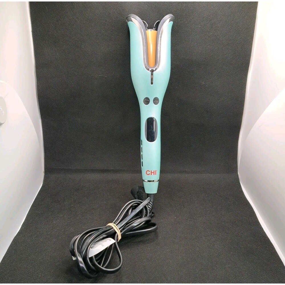 CHI Spin N Curl Special Edition 1in Ceramic Rotating Hair Curler Mint Green Auto